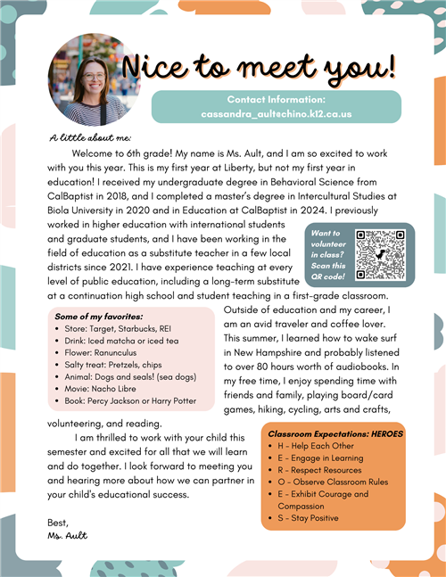 Parent Letter